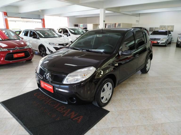 RENAULT - SANDERO - 2009/2009 - Preta - R$ 25.900,00